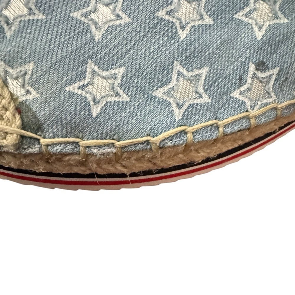 Tommy Hilfiger Denim Star Espadrille Slip On Shoes Womens 9.5 Casual Summer - Picture 5 of 7